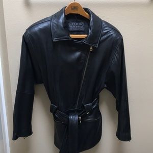 Vintage leather jacket butter soft leather